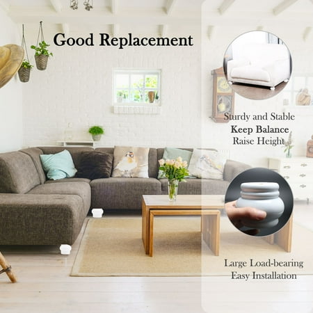 3 Inch Round Wood Furniture Legs Sofa Dresser Furniture