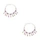 thumbnail image 3 of Guardurnaity Collar colorido para mujer, exquisita decoración colgante, collares brillantes para mujer, joyería, colgante para el cuello, Rojo 2piezas, 3 of 6