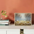 thumbnail image 3 of Nawypu  Large Living Room Wall Decor Brown Dandelion Wall Art Abstract Theme Wall Decoration Modern Framed Artwork Ready to Hang for Bedroom, 3 of 4
