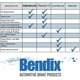 thumbnail image 3 of Bendix Premium 564 Zapata De Freno Trasera Para Modelos Selectos Buick Electra Lesabre Park Avenue Cadillac Chasis Comercial Deville Fleetwood Oldsmobile 98 Delta 88 Pontiac Bonneville, 3 of 4