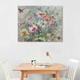 thumbnail image 2 of Rustic Flowers And Butterfly Canvas Painting Modern Abstract Wall Art Watercolor Posters and Prints Wall Decor Wall Artwork Home Decor Office Kitchen Wall Decoration for Home Classroom Office, 2 of 6