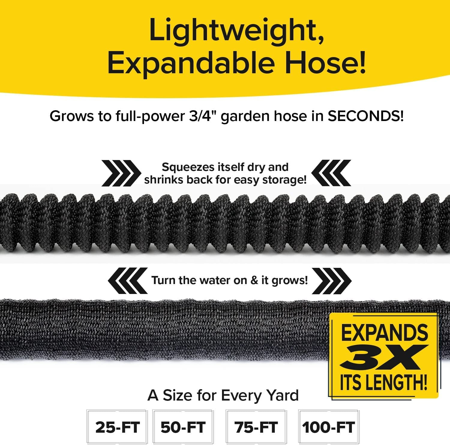 Pocket Hose Silver Bullet Pocket Garden Hose, 50-Ft. 1 Pack