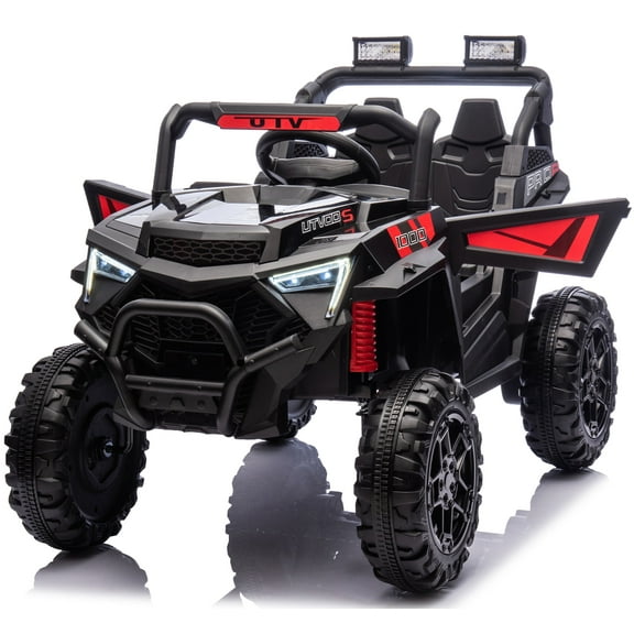 SaveJoy 24 Volt Ride on Toys for Toddlers, 24V Ride on Cars for Big Kids, Electric Car Boys Girls 3-8, Black