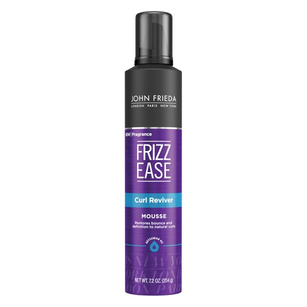 John Frieda Frizz Ease Curl Reviver Alcohol Free Curl Enhancing Mousse 7 2 Fl Oz Walmart Com Walmart Com