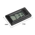 thumbnail image 6 of Lohuatrd Digital Clock Ultra-Thin LCD Digital Dashboard Clock Convenient Alarm Clock for Home Office Car Decor, 6 of 8