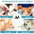 thumbnail image 5 of Juego de 10 piezas de arnés de hamaca para el cuidado de perros con cortaúñas, lima de uñas, peine, hamaca de sujeción para perros transpirable, ayudante de eslinga para el cuidado de perros y gatos, 5 of 5