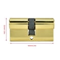 thumbnail image 1 of Cilindro De Cerradura Abierta Doble De 60 Mm, Cerradura De Puerta De Cobre Antirrobo Con Llaves, Resistente Y Resistente Al óxido, Larga Vida útil, Fácil De Usar, Ampliamente, 1 of 7
