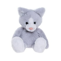 Charlie Bears Bear & Me Puddy Kitten Teddy Bear Cloudy Grey Soft Plush Animal Cute Toy Stuffed