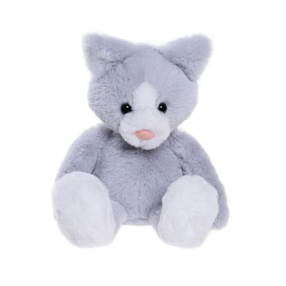 Charlie Bears Bear & Me Puddy Kitten Teddy Bear Cloudy Grey Soft Plush Animal Cute Toy Stuffed