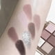 thumbnail image 3 of ZHAOCHENG Paleta de sombras de ojos de 9 colores, color punk, azul ahumado, negro, chocolate mate A, 3 of 3