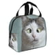 thumbnail image 2 of Disketp Funny Cat Bolsa Térmica para Almuerzo para Hombre y Mujer, Ideal para Trabajo, Senderismo y Picnic, 2 of 8