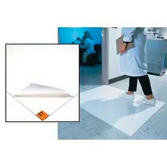 Wearwell 095.2x3WH Wearwell Clean Room Mat, 24"X36", White, 4/Pk