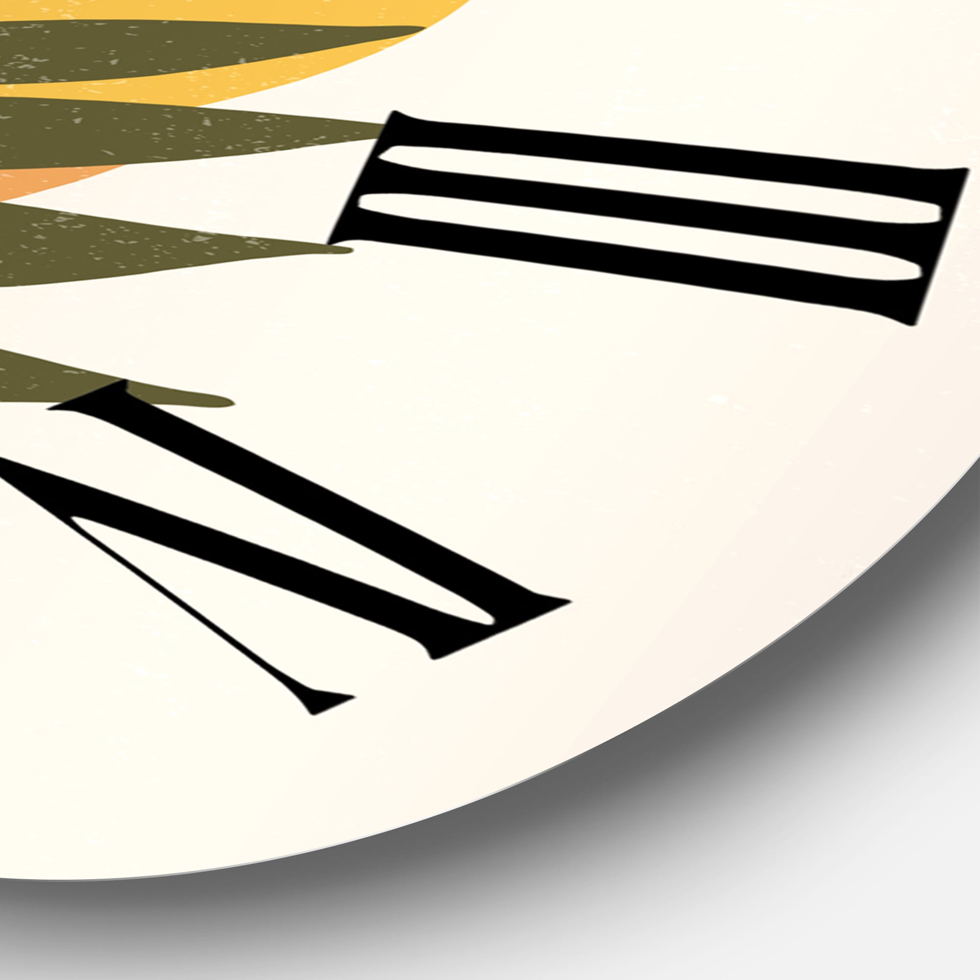 Designart 1 in Modern,Contemporary Wall Clock