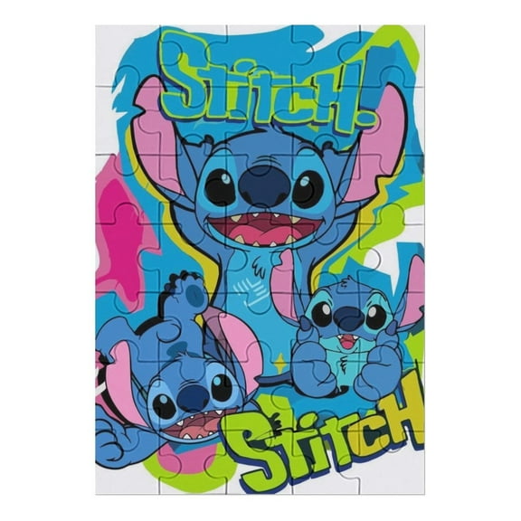 35 PCS Jigsaw Puzzle Stitch Wooden Puzzle Challenging Game Fun Artwork For Family Friends Gifts