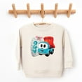 thumbnail image 2 of Leo the Truck Leo Name Distressed - Kids Toddler Graphic Sweatshirt, 2 of 3