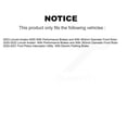 thumbnail image 2 of Transit Auto Front Rear Hub Bearing Assembly Coated Disc Brake Rotor and Semi-Metallic Pad Kit (10Pc) for Car Lincoln Aviator Ford Police Interceptor Utility - Left Right (Driver Passenger) KBB-131725, 2 of 11