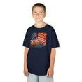 thumbnail image 2 of Flower 4th of July USA Kids Heavy Cotton Tee-KHJUL4506B-Navy-XS, 2 of 3