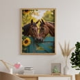 thumbnail image 6 of Diamond Art Kits for Adults - Horses By Rustic Gate Sunflowers 5d Diamond Painting for Adults, Diamond Art for Adults Beginners, Frameless Diamond Painting Kits for Adults for Home Wall Decor, 6 of 7