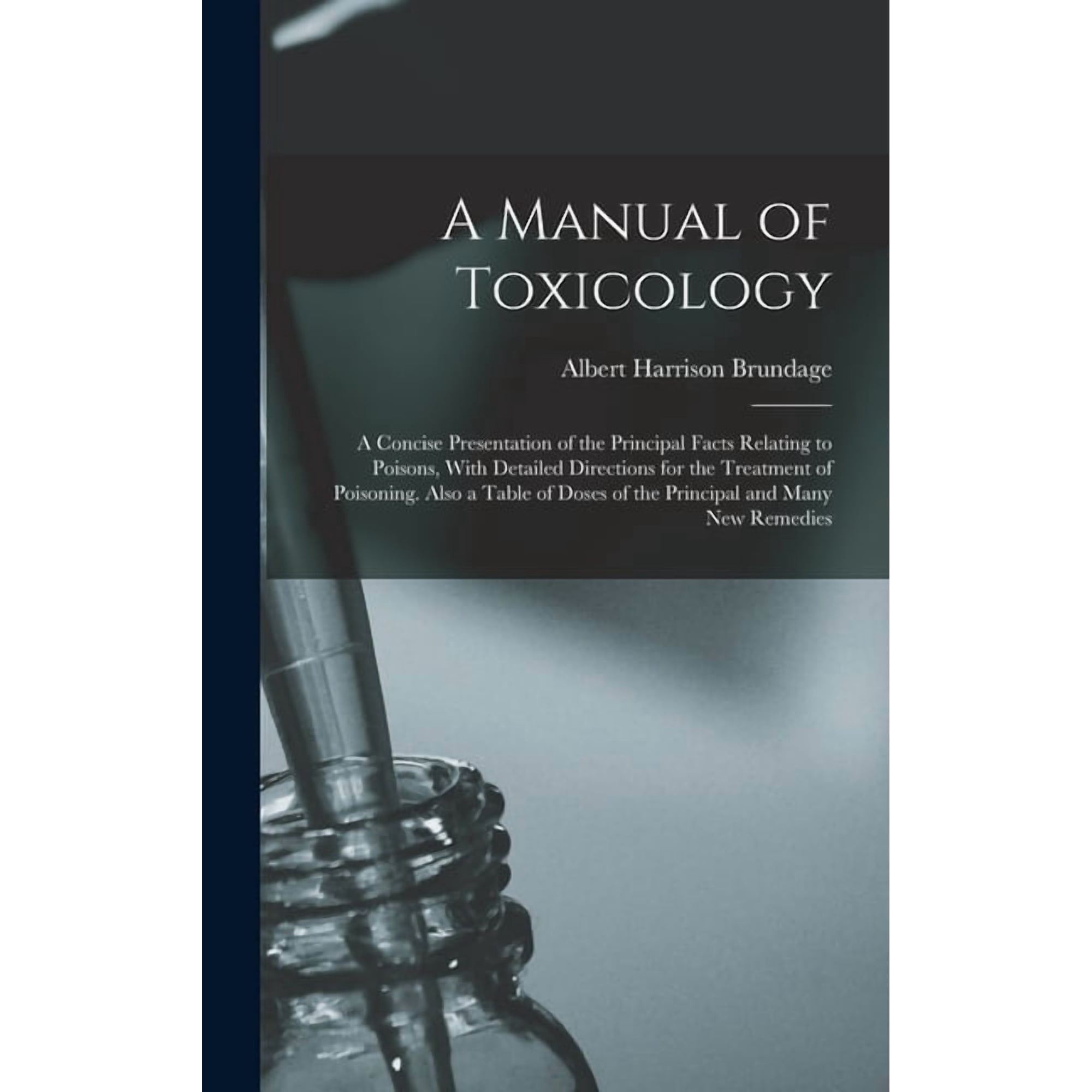 A Manual of Toxicology, (Hardcover)
