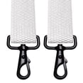 thumbnail image 4 of KAMBERFT White Heavy Duty X-Back Suspenders for Men, 1.4 inch Wide Adjustable Elastic Straps, 4 of 5