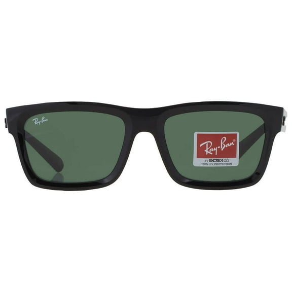 Ray Ban Warren Bio Based Dark Green Rectangular Unisex Sunglasses RB4396 667771 57