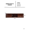 thumbnail image 5 of Mueble para TV Repisa Flotante Minimalista Soporte para Pantalla con Diseño Moderno., 5 of 5