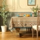 thumbnail image 3 of Mantel de lino francés de diseño, 160 x 260 cm, color beige, 3 of 9