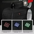 thumbnail image 5 of USB Electric Heated Vest Jacket 9 Zone Warm Up Heating Pad Cloth Body Warmer NEW, 5 of 5