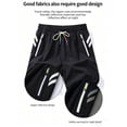 thumbnail image 4 of Bosfbaoi Plus Size Mens Lightweight Quick-Dry Running Athletic Shorts Elastic Waist Colorful Drawstring Gym Shorts Men with Zipper Pockets, 4 of 9