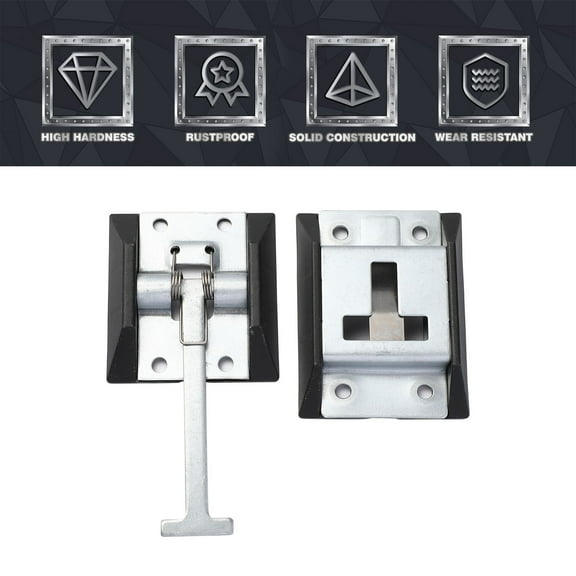 Pyramidti  Trailer Door Latch Hasp Keeper Entry Catch Travel