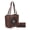 Coffee, variant on Montana West Vintage Western Tooling Tote Bag & Wallet Set for Women | Studded Top Handle Shoulder Handbag, Turquoise