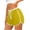 Yellow, variant on ABATAB Women's Workout Shorts Elastic Waist Drawstring Athletic Running Shorts Comfy Exercise Beach Shorts with Pocket