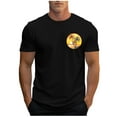 thumbnail image 1 of Eres Más Que una Camisa de Puntuación de Prueba Nueva Moda Casual Hombres Imprimir Camiseta Deportiva Manga Corta Blusas de Cuello Redondo, 1 of 1
