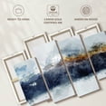 thumbnail image 6 of Elephant Stock Dreamy Mountains Wall Art - Horizontal Multi Panel Canvas - Living Room Wall Decor - Abstract Multi Panel - Blue And Orange Decor - 36" x 22", 6 of 8