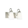 thumbnail image 2 of 4420202-962-Generation Lighting-Sea Gull Lighting-Seville-2 Light Bath Vanity-Brushed Nickel Finish-Incandescent Lamping Type, 2 of 3
