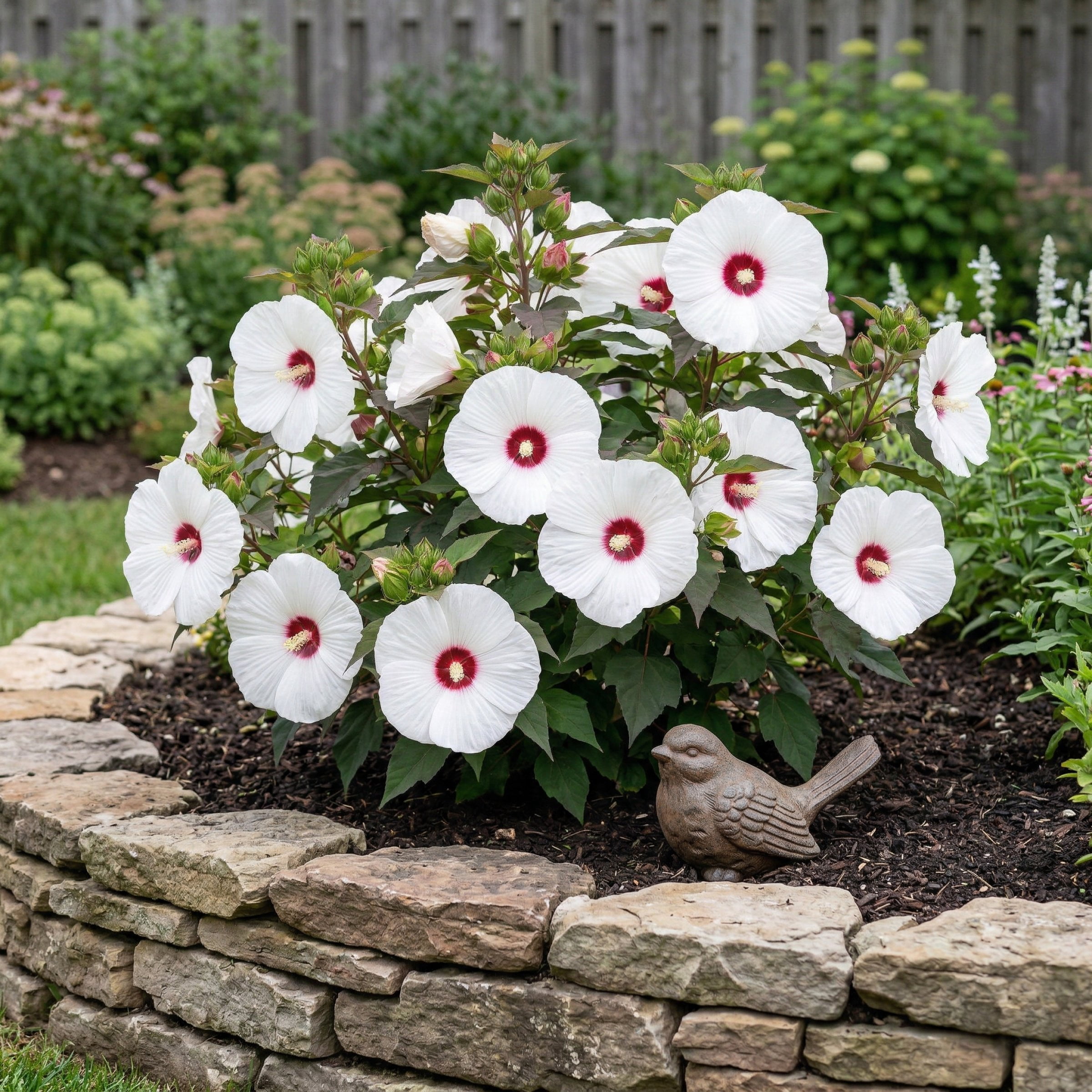 National Plant Network Bare Root Hibiscus Head Over Heels Dream (3-Pack)