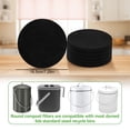 thumbnail image 3 of 50 Pcs Activated Carbon Compost Pail Filter, 7.28 Inch Round Carbon Filter, Replacement Filter for Kitchen Bin, 3 of 5