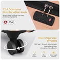 thumbnail image 6 of HOTEEL 3 Piece Carry On Luggage Sets,Lightweight Travel Suitcase Set with TSA Lock & Spinner Wheels, 6 of 9