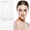 thumbnail image 1 of 64 parches faciales antiarrugas para dormir, parches para suavizar el cuello y la cara, parches faciales antiarrugas para la boca y el ceño fruncido durante la noche, 4 hojas, 1 of 5