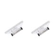 thumbnail image 1 of Youkk Rolling Parallel Ruler Universal Angle Parallels Scroll Lightweight Drawing Measuring Protractor Circular Template 15cm 2Set, 1 of 6