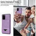 thumbnail image 5 of Phone Case for Samsung Galaxy S20 FE 5G 6.5 inch Wallet Cover with Tempered Glass Screen Protector RFID Card Holder Slot Stand Cell S 20 EF UW S20FE5G S20FE 20S S2O Fan Edition 4G G5 Women Men Purple, 5 of 11