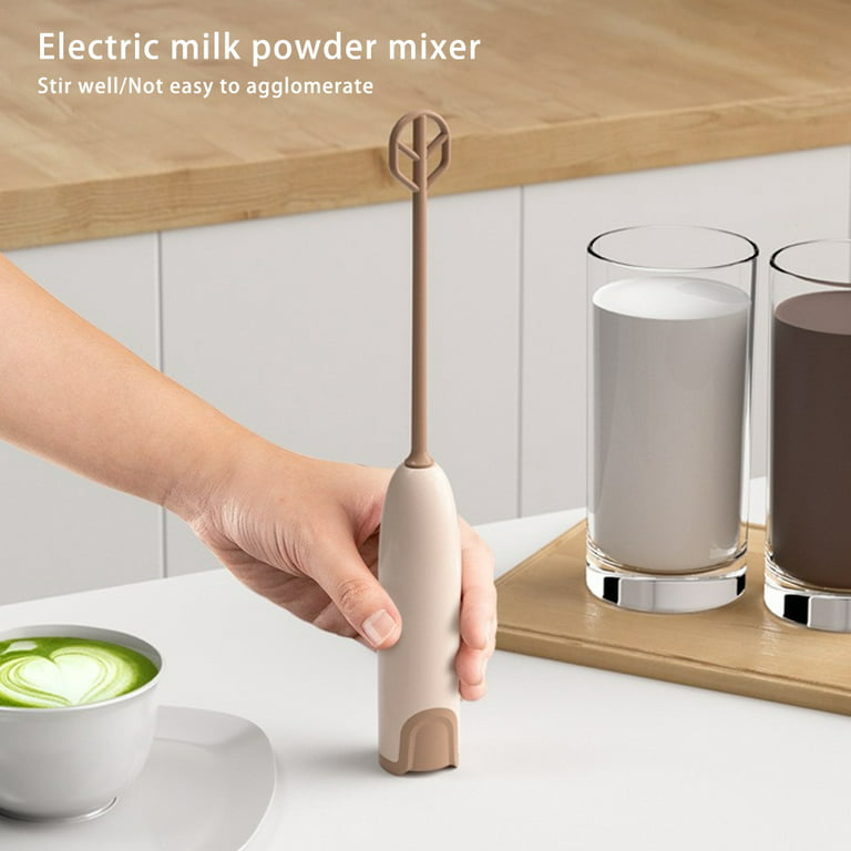 1pc Portable And Detachable Simple Design Electric Handheld Milk