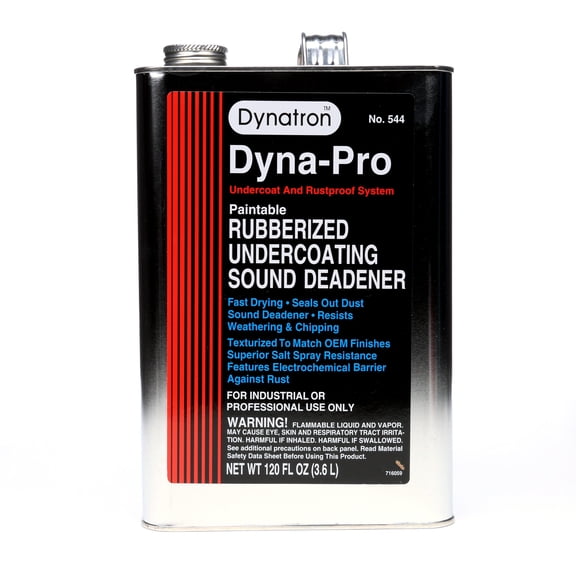 3M Dynatron Dyna-Pro Paintable Rubberized Undercoating, 544, 1 Gallon, 4 per case