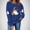 Blue, variant on Halloween Women's Sweatshirts Crewneck Pullover TShirts Fall Winter Long Sleeve Sweaters Casual Ghost Printed Blouses Loose Fitting Sweatshirt Top Halloween Costumes