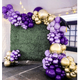thumbnail image 3 of Decoracion Fiesta Cumpleaños #12 Metal Globos 50 Xtellar morado, 3 of 3