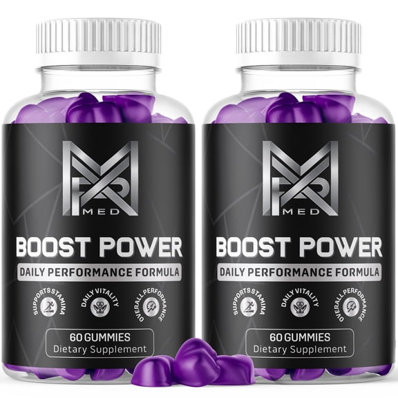 Boost Power Gummies Advanced Formula All Natural Vitamin Supplement BoostPower 120 Gummies