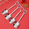 thumbnail image 7 of Clearance Under $5 Dessert Spoon Set 4.8" Shovel Shape Stainless Spoons Ice Fruit Spoon For Home Kitchen Or Restaurant, 7 of 7