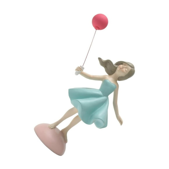 jesticaly Resin Craft Girl Statue Table Centerpiece Ornament For Living Room Decor Crafted Resin Standing Girl
