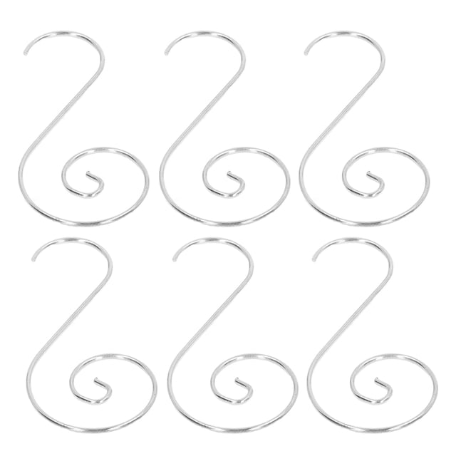 Ganchos En Forma De S Para Adorno, Juego De Ganchos En Forma De S De Alta Dureza De 600 Piezas Que No Se Oxidan Para La Cocina Y La Fiesta ANGGREK Plata