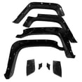 thumbnail image 2 of Ikon Motorsports Fender Flares Wheel Arch Covers Compatible with 2007-2015 Toyota FJ Cruiser Rivet/Bolt Style ABS Smooth Truck Mud Guard Fender Extensions Protector Set, 8 Pcs, Front & Rear, 2 of 3
